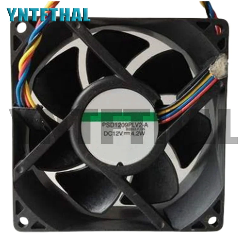 Nuevo para PSD1209PLV2-A DC12V 4,2 W 0.35A ventilador de refrigeración de cuatro líneas