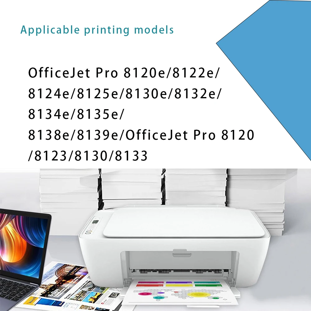 Cartucho de tinta compatible vilaxh 925 925XL 925 XL compatible con HP925 compatible con impresora de inyección de tinta HP Officejet Pro 8120 - imagen 2