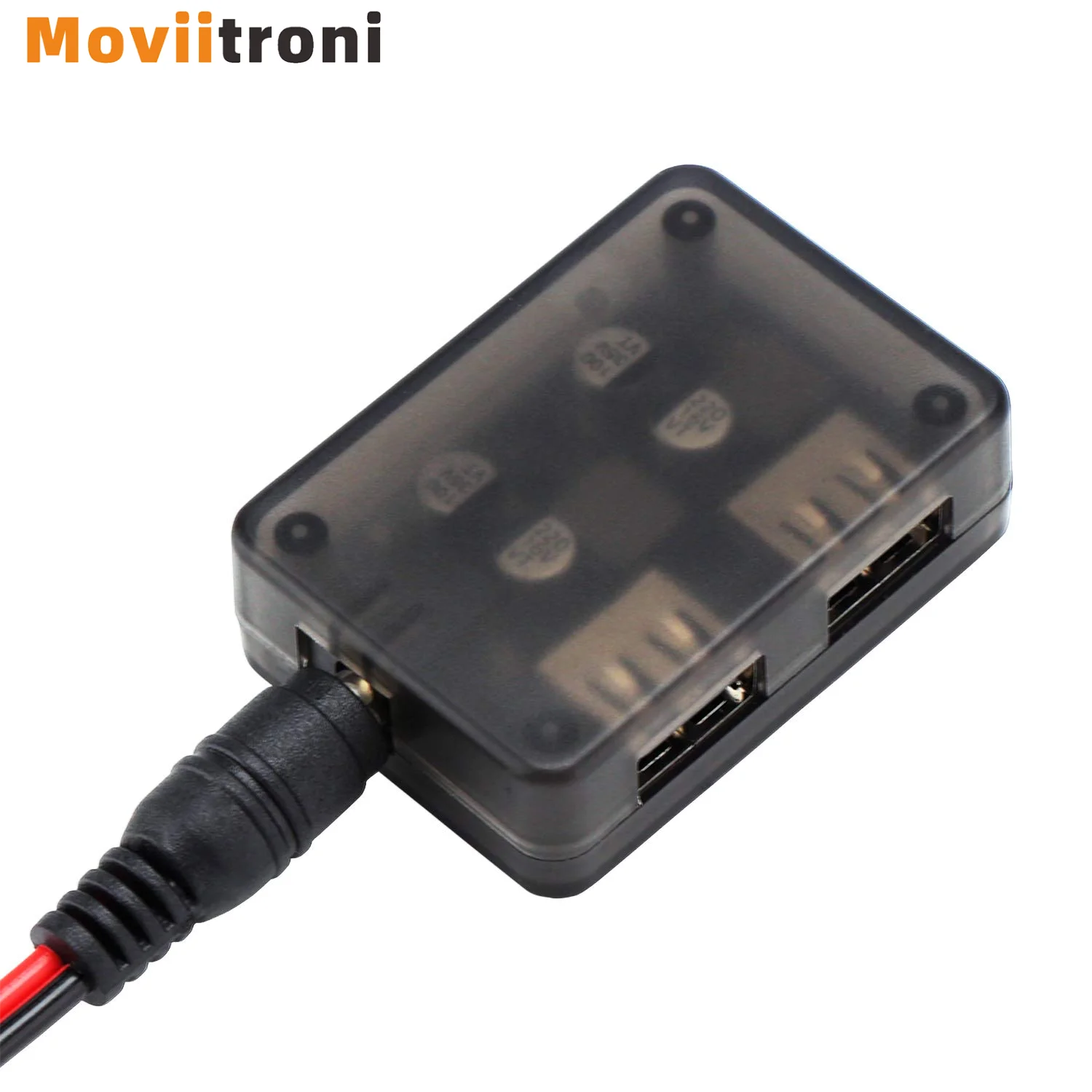 Convertidor Buck USB de 12V a 5V CC, adaptador de fuente de alimentación automática de placa de cargador rápido con puerto USB Dual DC-DC 10-32V 12V 24V a 5V 9V