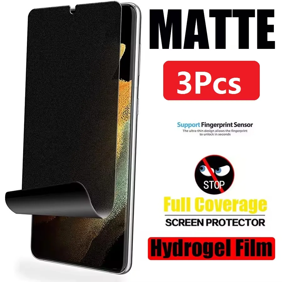 Película de hidrogel antiespía para privacidad, 3 uds., para Xiaomi POCO X7 Pro X6 X5 X4 GT X3 NFC M6 M7, Protector de pantalla F7 Ultra F6 F5 C65 C75
