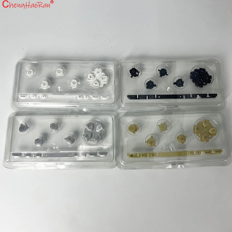 ChengHaoRan 1 Juego de piezas de reparación izquierda derecha ABXY Select Start Home botón Kit de repuesto para consola de juegos PSP 1000 - imagen 3