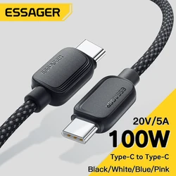 Essager Cable USB-C PD 100W 5A - Carga Rápida para iPhone 15