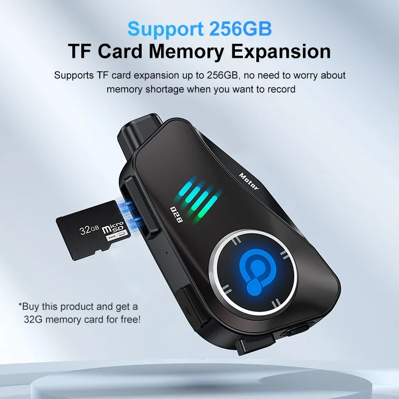 Kebedumei-auriculares para casco de motocicleta, videocámara de vídeo de 1080P, grabadora de cámara Wifi, DVR, llamada con manos libres inalámbrica, HD, resistente al agua - imagen 3