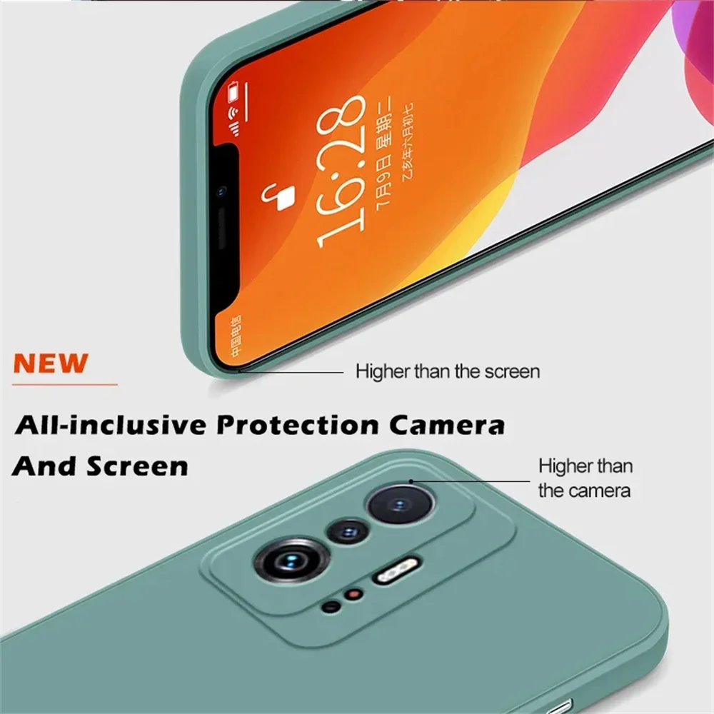 For xiaomi 11T 11T Pro Lite Ultra Case Original Liquid Silicone soft cover For Xiaomi Mi 11 T 11T Pro Ultra Lite 5G ne Mi11T Pro - imagen 2