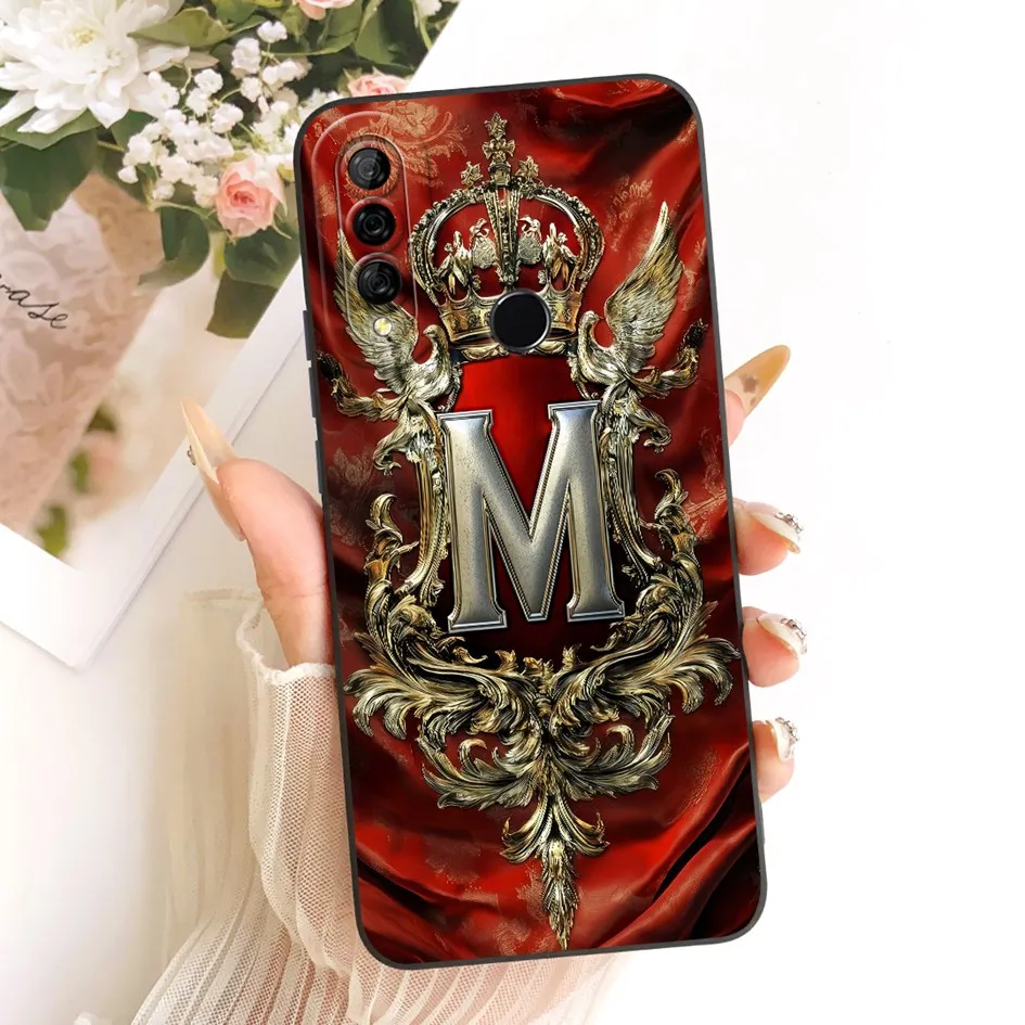 Para Huawei Y9 Prime 2019 funda STK-L21 nuevo diseño 26 letras corona funda de silicona suave para Huawei Y9s Y9 2019 P Smart Z Protector - imagen 5