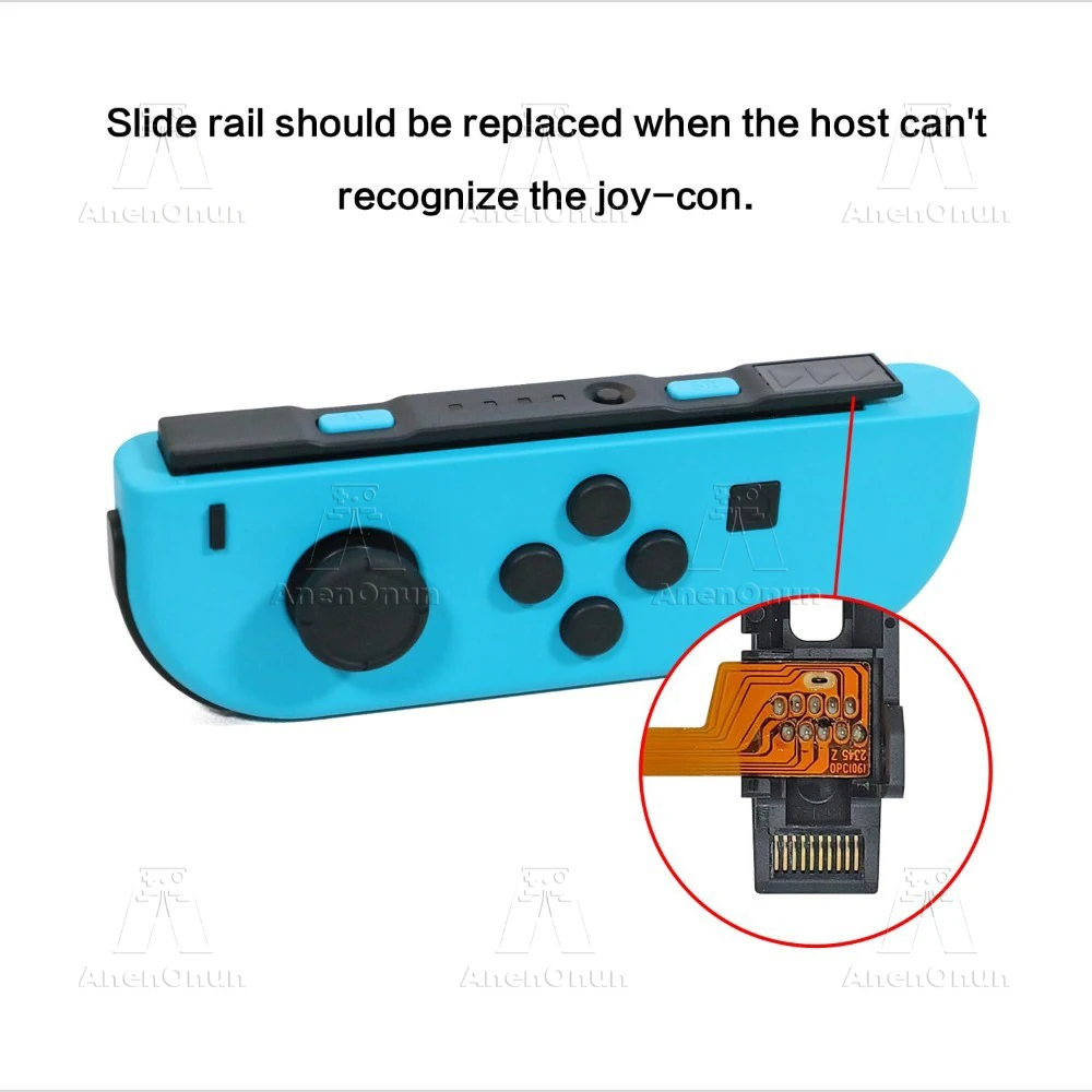 Kit de reparación de repuesto Premium para riel deslizante Joycon OLED, interruptor/interruptor con Sensor, Cable flexible, riel deslizante izquierdo y derecho, piezas duraderas - imagen 3