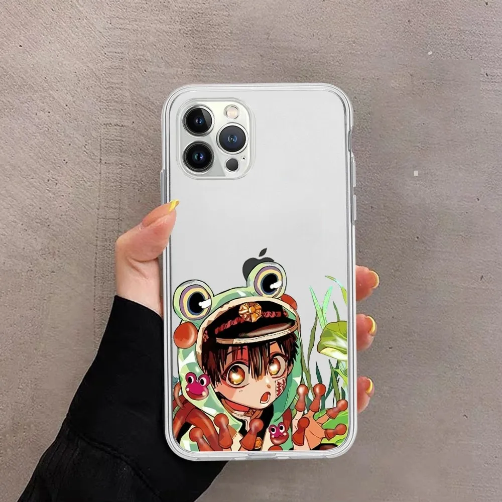 Hanako Kun Yashiro anime funda de teléfono para iPhone 15 13 14 Pro Max XS XR 12 11 Pro 13 Mini 6 7 8 Plus cubierta trasera transparente suave - imagen 2
