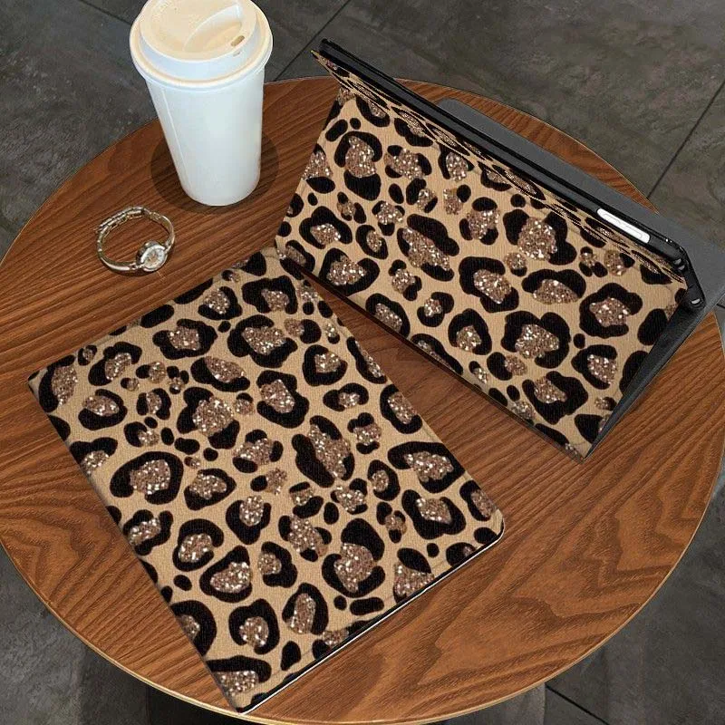 Estampado artístico de leopardo para Huawei MatePad Air Pro M6 M5 SE T5 13,2 12,6 12 11,5 11 10,8 10,4 10,1 pulgadas funda para tableta - imagen 3