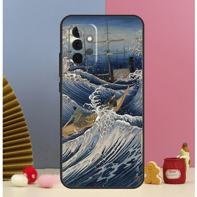 Funda artística japonesa Pub Wave Anime para Samsung Galaxy A13 A33 A53 A26 A16 A36 A56 A15 A35 A55 A14 A34 A54 A12 A32 A52 A17 - imagen 3