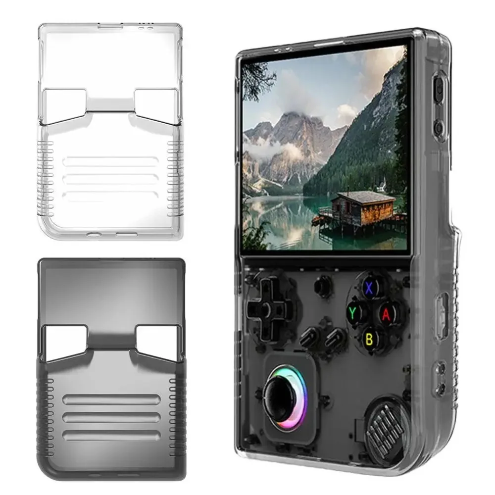 Para consola de juegos ANBERNIC RG40XXV, funda transparente de TPU antiarañazos, funda protectora a prueba de golpes, accesorios de carcasa para consola de juegos - imagen 3
