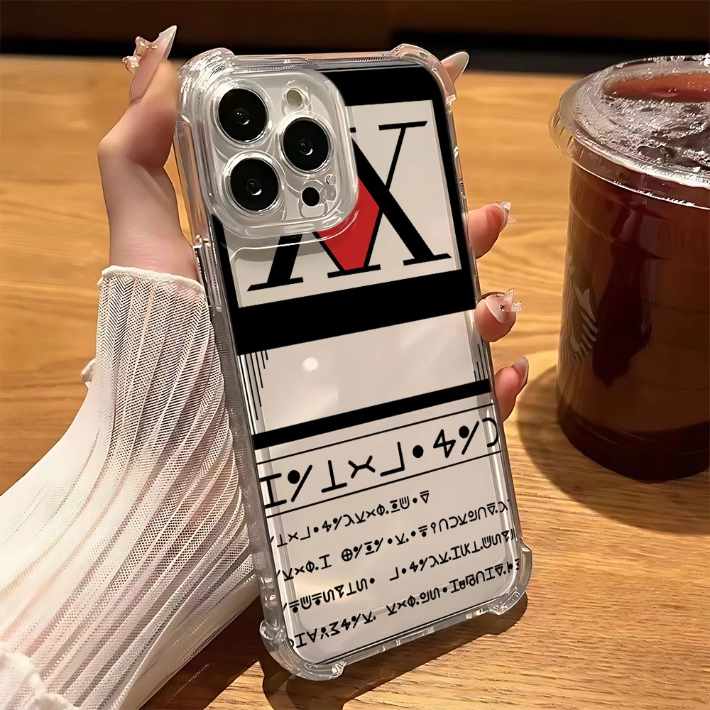 Funda de teléfono negra de Anime HUNTER×HUNTER para vivo V40 V30 V29 V27 V25 V23 Y02 Y50 Y76 Y38 Y28 Y78 Y36 Y27 Y35 Pro 4G 5G - imagen 5