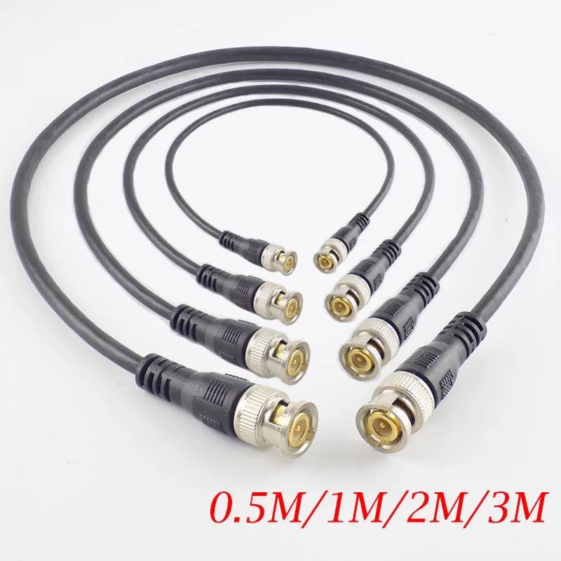 Cable BNC macho a macho para adaptador BNC, Conector de extensión para el hogar, Cable adaptador para cámara CCTV h2, 0,5 M/1M/2M/3M - imagen 3