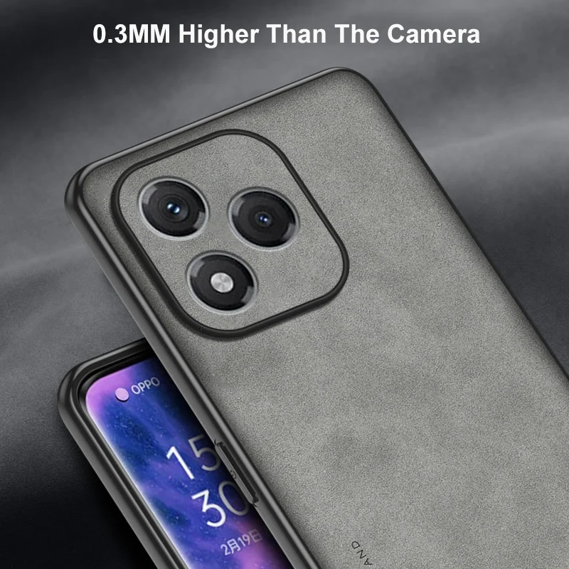 Para Honor 400 Lite 5G funda de lujo de cuero PU funda de teléfono para Honor400 Lite contraportada de silicona mate a prueba de golpes protección completa - imagen 5
