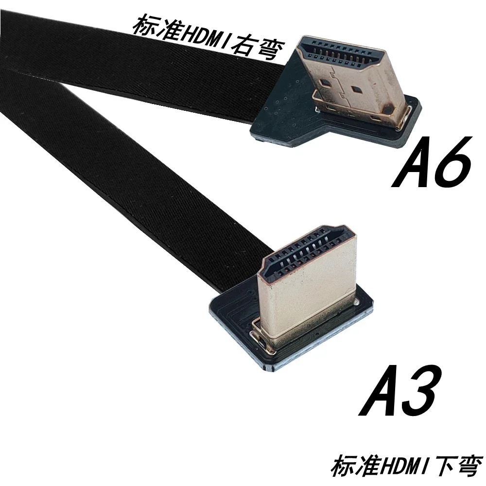 Band Flache FPV HD-Kompatibel Stecker leuk dji Micro HD zu HD/Mini HD 90 Gradu 5cm-100cm FFC Pitch Adaptador Stecker de 20 pines - imagen 5