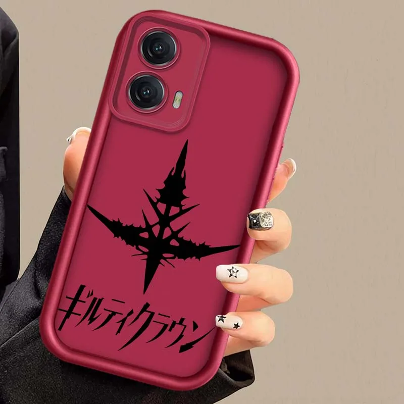Logotipo de Anime Guilty Crown para Motorola Edge 50 60 G30 G20 G10 G05 G04s E30 E32 E14 Stylus Fusion Pro Eye escalera funda de teléfono - imagen 3