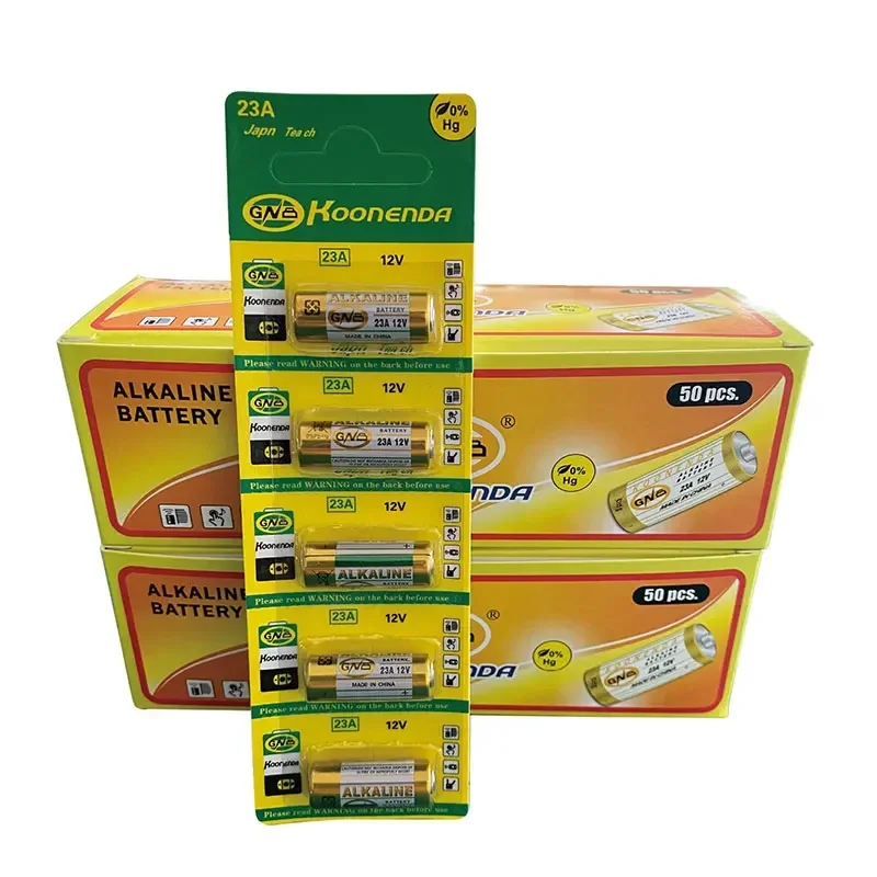 5 uds-30 Uds 12V 23a batería alcalina A23 baterías secas 23GA EL12 MN21 V23GA GP23A MS21 LRV08 para juguetes de timbre de Control remoto - imagen 5