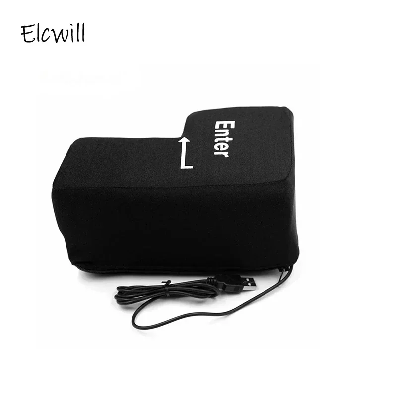 Llave de entrada USB grande, botón antiestrés, almohada USB supersizada irrompible para oficina, ordenador de casa, portátil, novedad, juguetes de ventilación para diversión