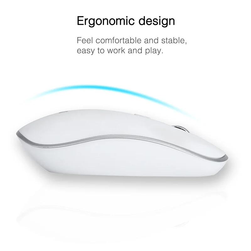 Jomaa 2,4G teclado inalámbrico y ratón Combo Mini Multimedia juego de teclado y ratón de tamaño completo para ordenador portátil de escritorio - imagen 3