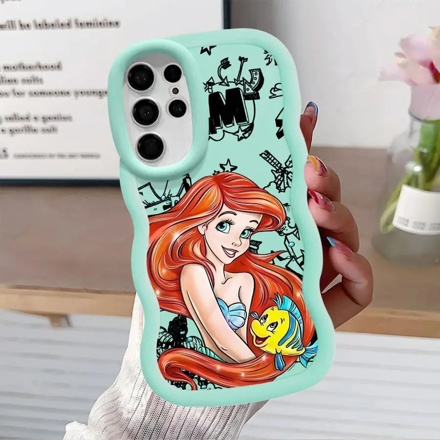 Funda para Samsung Galaxy S25 S24 S24 + S20 FE S25 + S21 S23 Plus S22 funda de teléfono Ultra suave Disney Minnie Mickey lindo - imagen 4