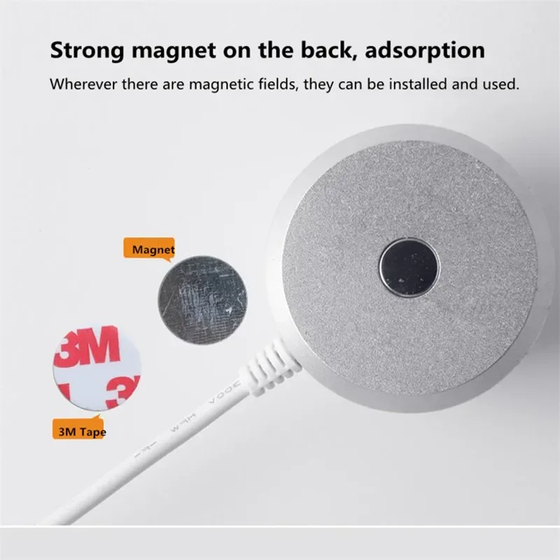 3W 5W Mini USB LED Blub 1,5 m Cable USB luces de lectura de libros con interruptor lámpara magnética para niños dormitorio lámpara de escritorio - imagen 2