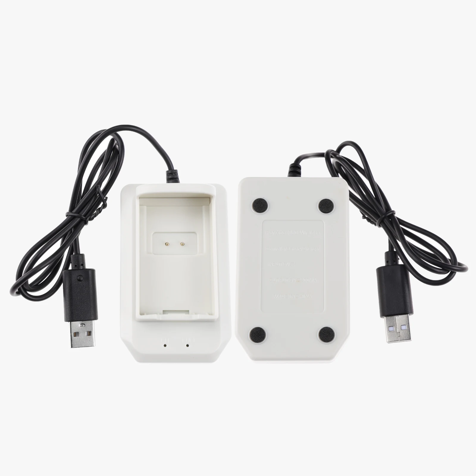 Batería recargable de 4800mAh con 1 Cable de carga + base de carga para mando inalámbrico Xbox 360, 2 uds. - imagen 4