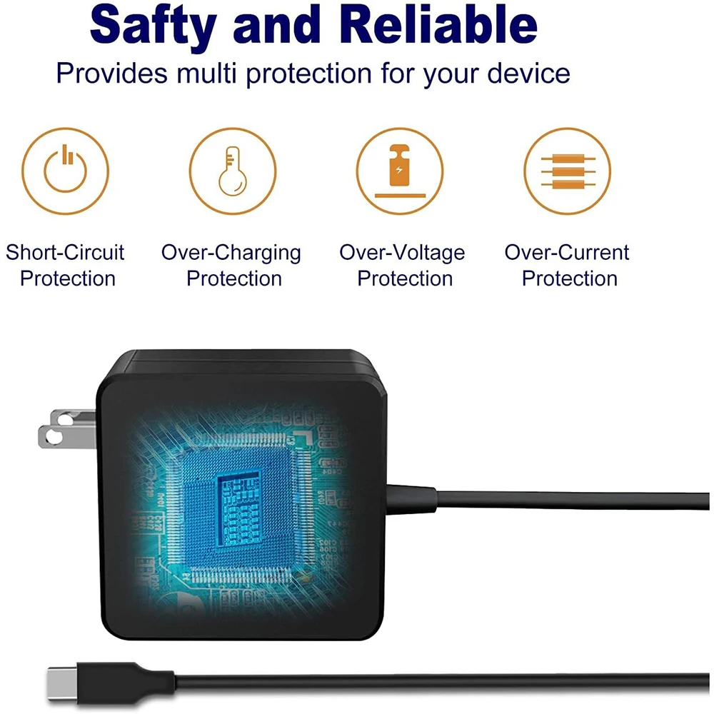 MacBook Pro Cargador USB-C 65W PD - Adaptador de pared para portátiles - imagen 2