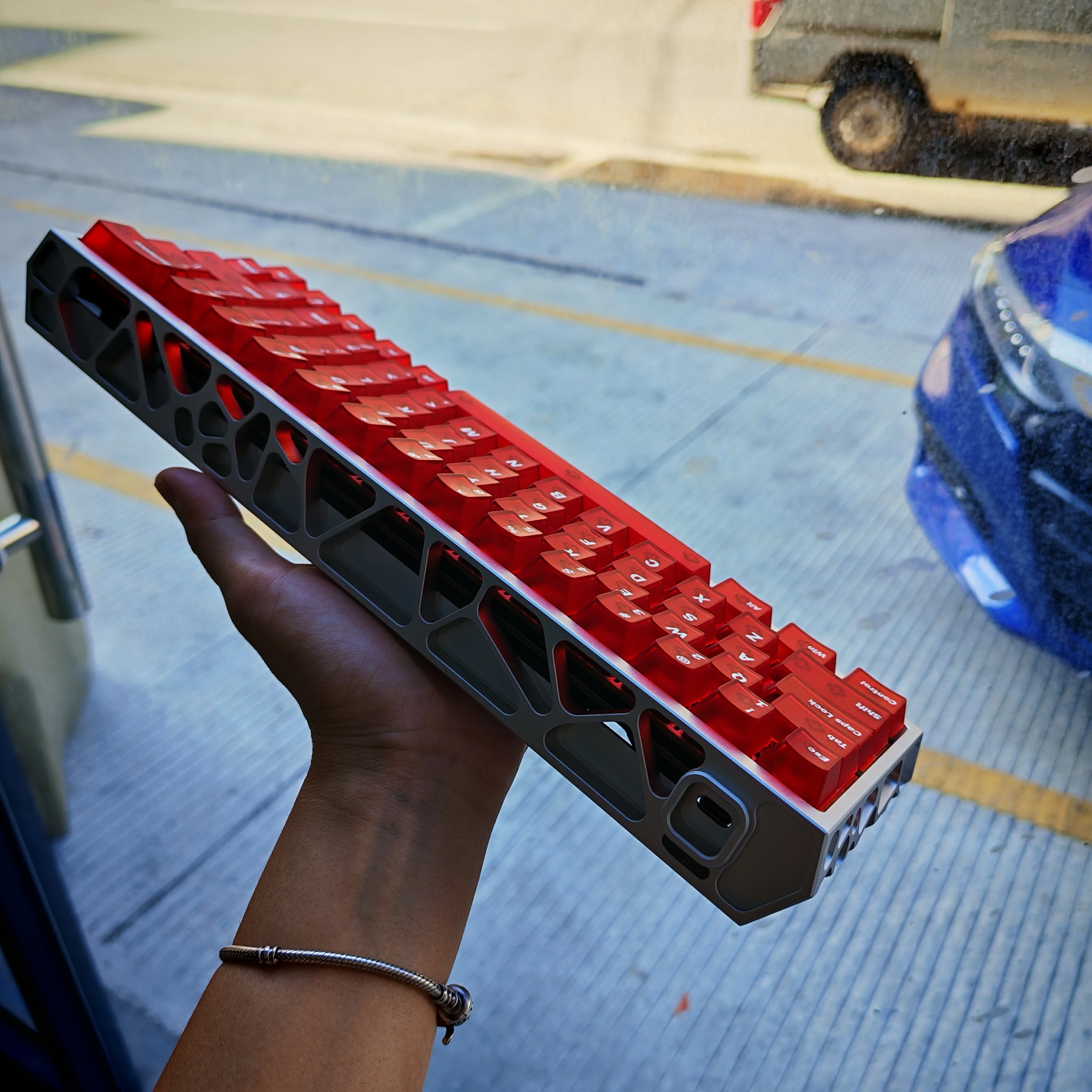 Wooting60 He+Complete Set of Fully Modified Accessories | Magnetic Shaft+Hollow Shell+Carbon Fiber Positioning Board+Sound Pack - imagen 3