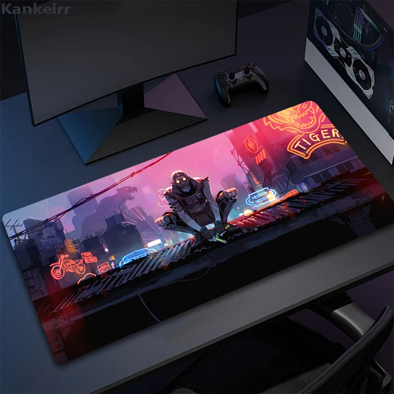 Apex Legends-alfombrilla de ratón para ordenador, alfombrilla de escritorio antideslizante para Gamer, XXL, personalizada, novedad - imagen 4