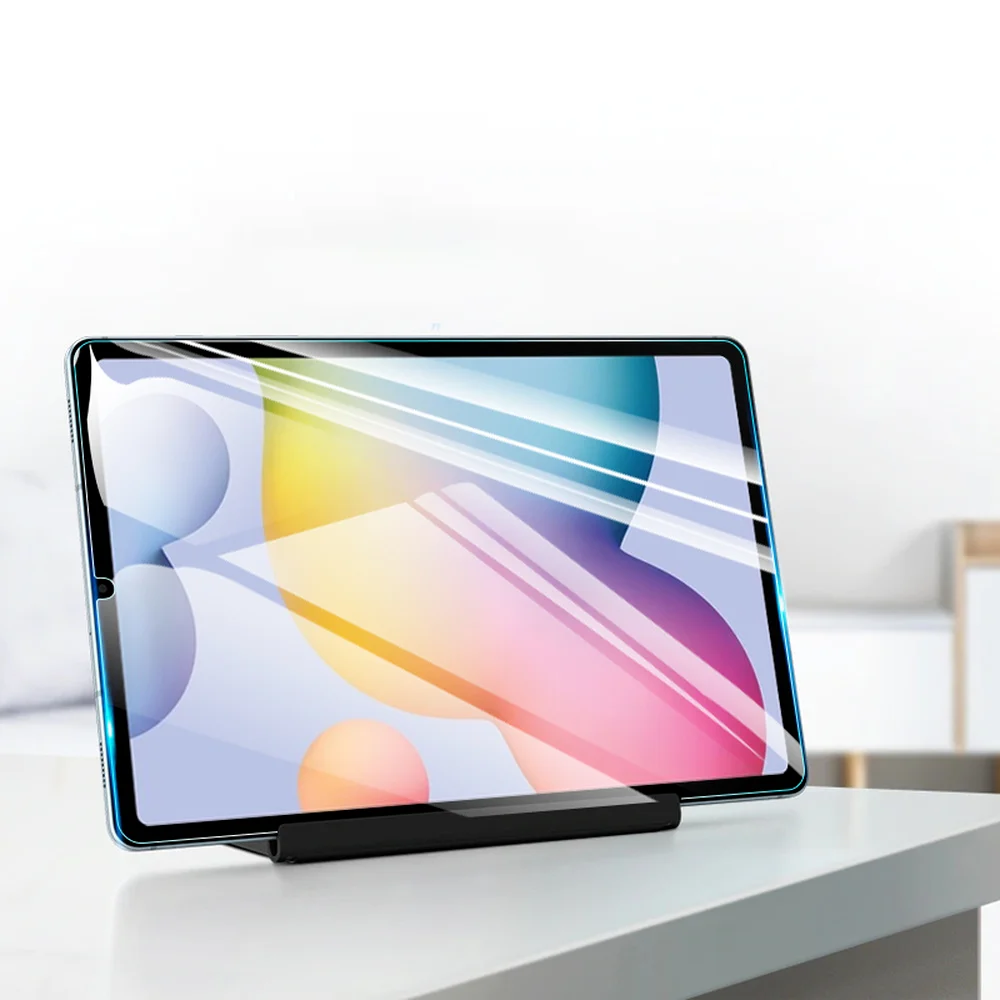 Detalle del protector de pantalla para tablet Samsung