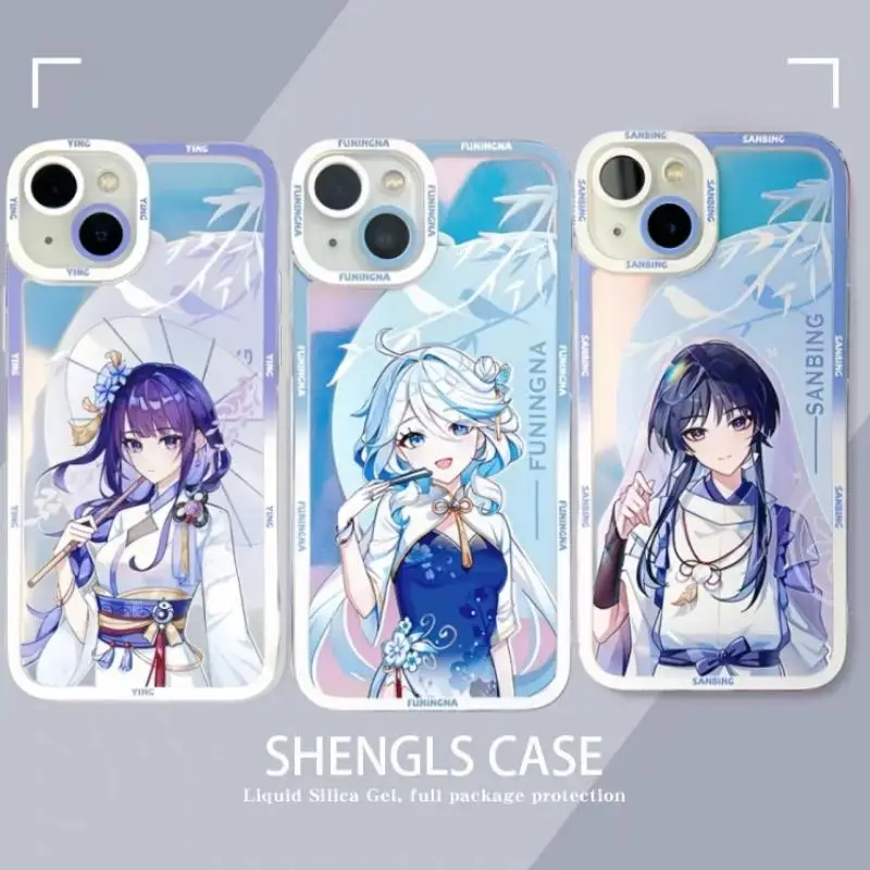 Funda para Huawei Honor 90 Lite X9A 5G X7B X8B X9B Y9 Prime 2019 Nova 3i 5T 6 7 9 SE P40 Lite P30 Pro, Genshin Impact - imagen 2