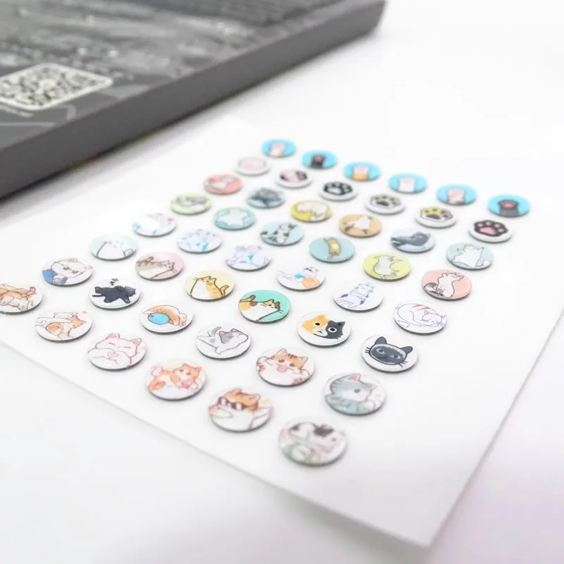 48 unids/pack Hotline juegos DIY pintado pequeño ratón redondo patines pies PTFE Universal ratones deslizadores diámetro 6mm suave resistente al desgaste - imagen 4