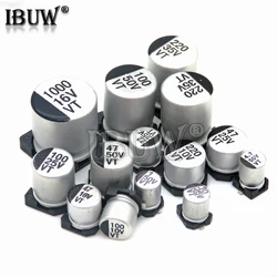 Condensador electrolítico SMD de aluminio, varias capacidades