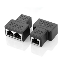 Adaptador Splitter RJ45 – Duplicador Ethernet 1 a 2