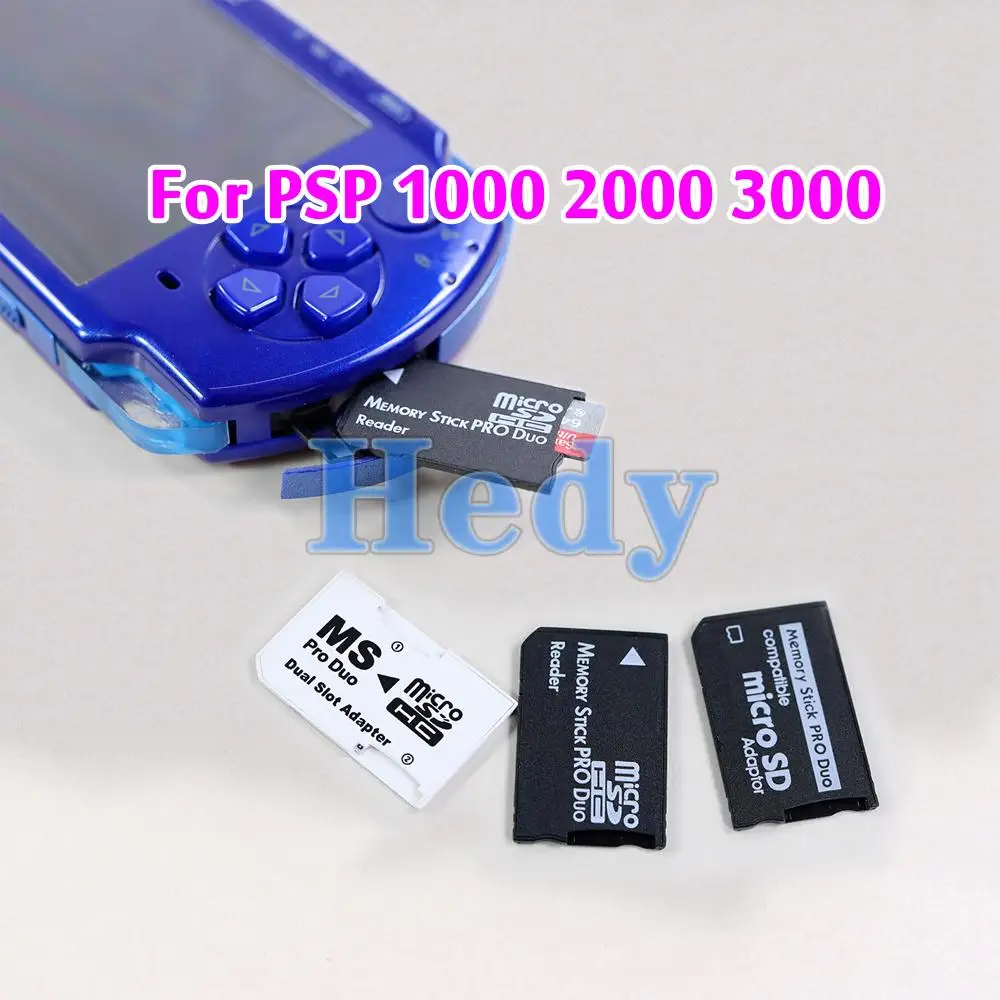1 Uds Micro SDHC TF a Memory Stick MS Pro Duo adaptador tarjeta convertidora para PSP 1000 2000 3000