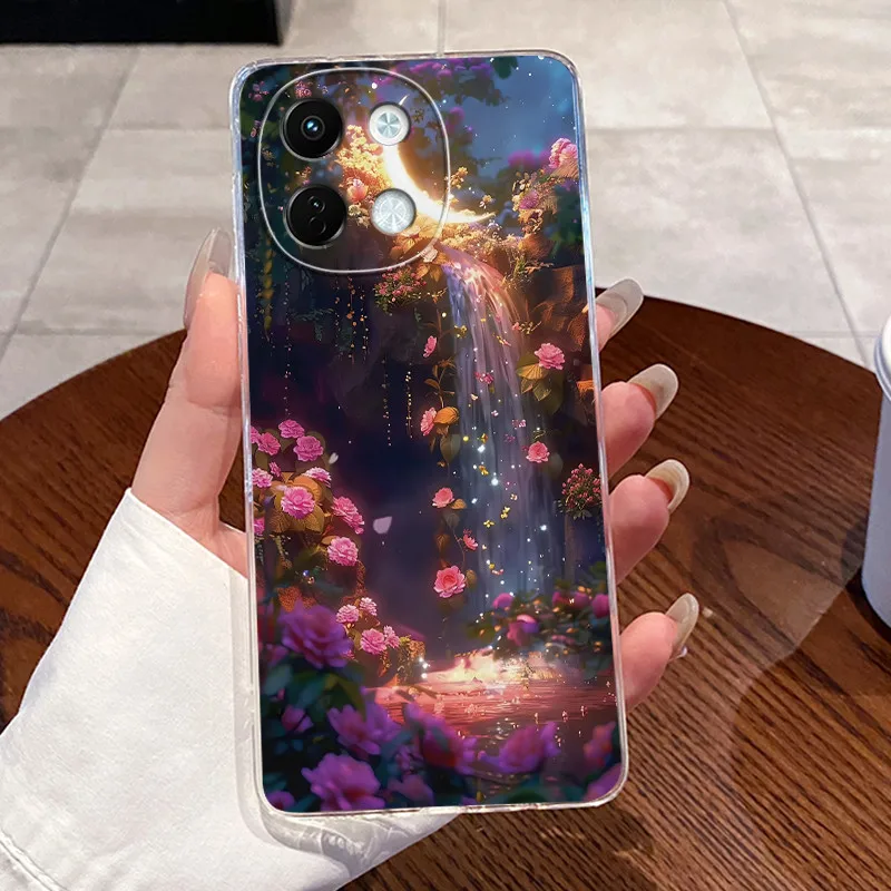 Para Tecno Spark 30 5G KL8 funda transparente de lujo lindo conejo de amor patrón divertido TPU funda de silicona suave Techno Spark 30 5G funda de teléfono - imagen 5