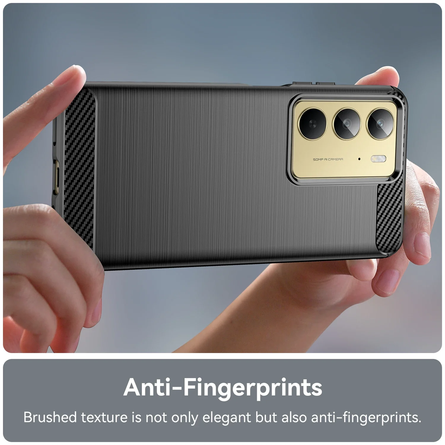 Para Realme C75 funda para Realme C67 C65 C63 C61 C55 C53 C51 C75 cubierta de fibra de carbono a prueba de golpes parachoques de silicona para Realme C75 - imagen 5