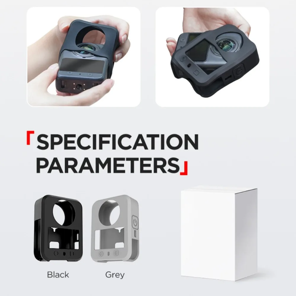 Funda de silicona para DJI Osmo 360, funda protectora para cámara de acción panorámica, accesorios antiarañazos - imagen 2