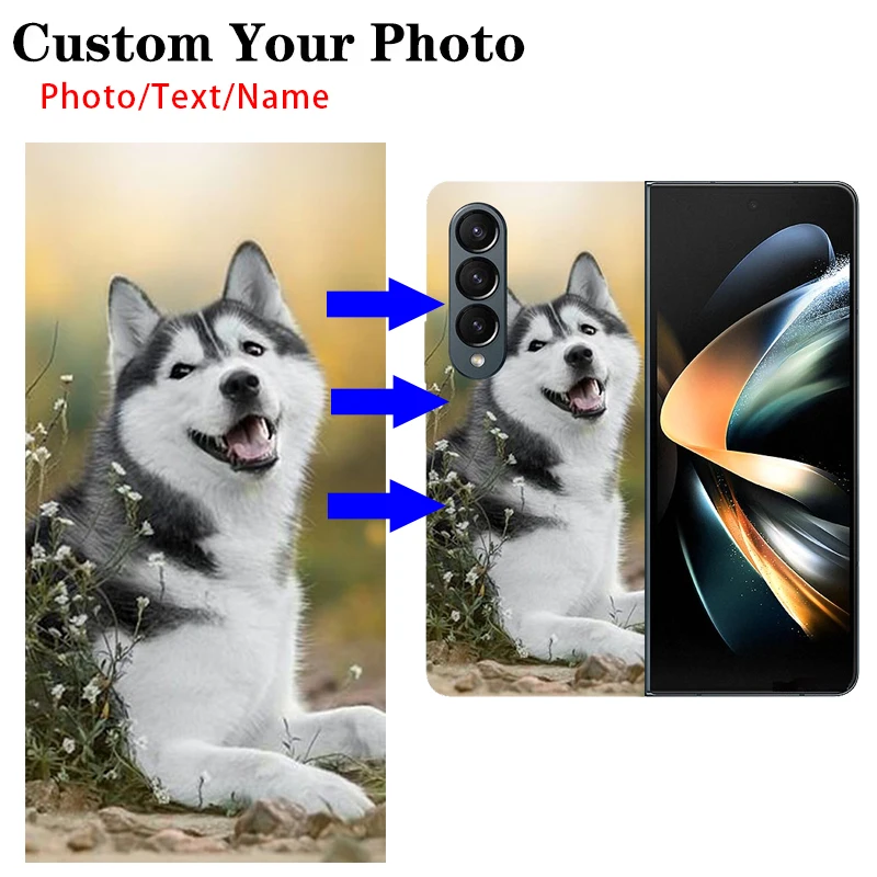 Funda de teléfono con foto personalizada DIY para Samsung Galaxy Z Fold5 Fold6 Fold7 funda personalizada para Samsung Z Fold 7 Special 4 3 2 5 6 - imagen 2