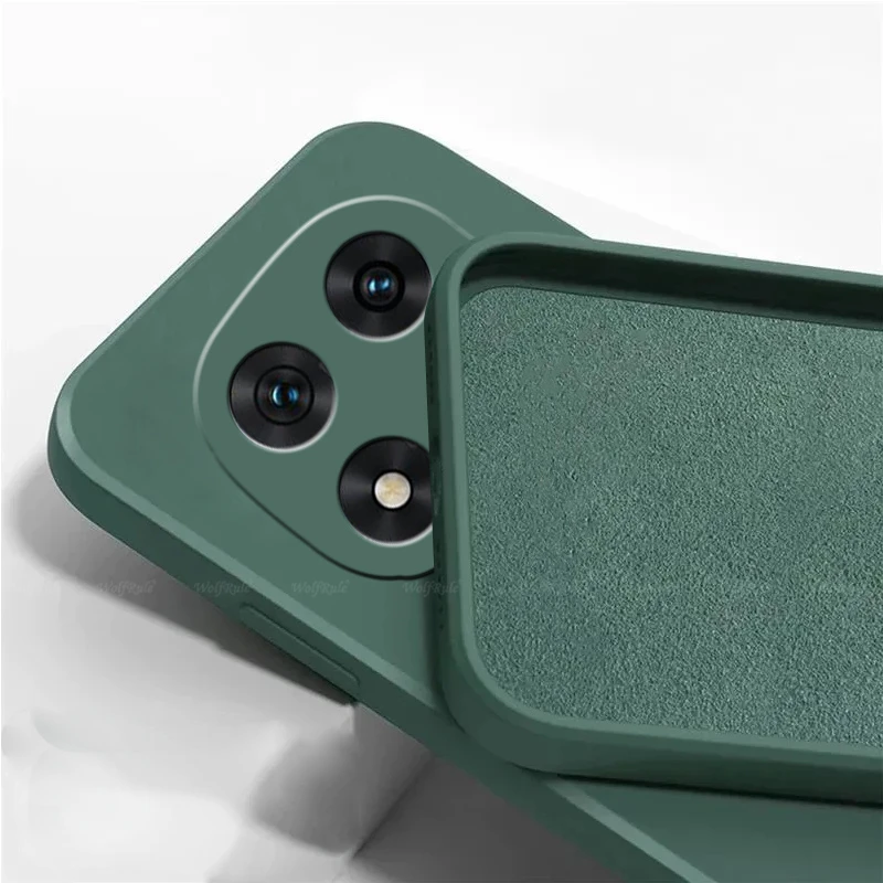 Para Xiaomi Poco X7 funda Poco X7 Pro Capas a prueba de golpes teléfono trasero silicona líquida Original parachoques TPU Fundas suaves Poco X7 - imagen 5