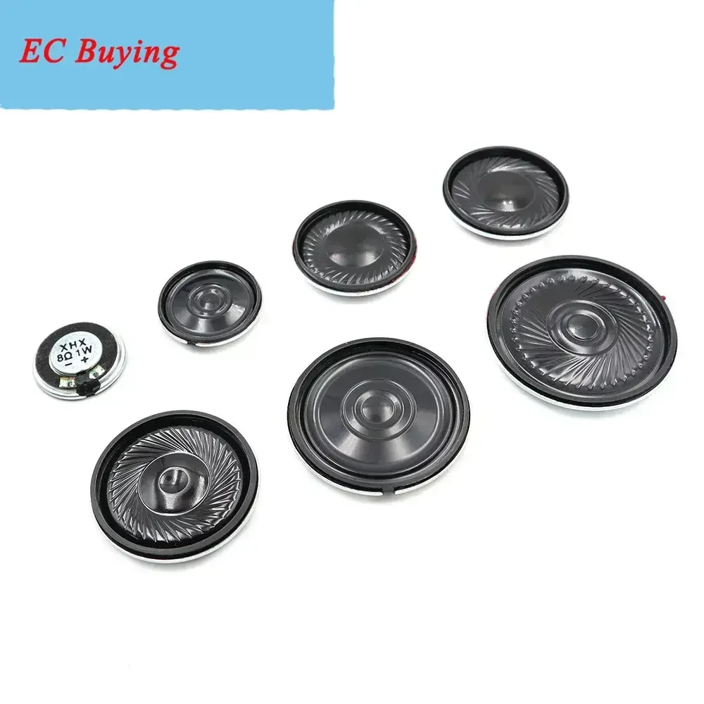 2 uds 26MM 8 Ohm 1 vatio pieza de repuesto de altavoz 26*5,3 MM 8Ohm 1W altavoz caja de hierro imán interno 26 MM bocina - imagen 5