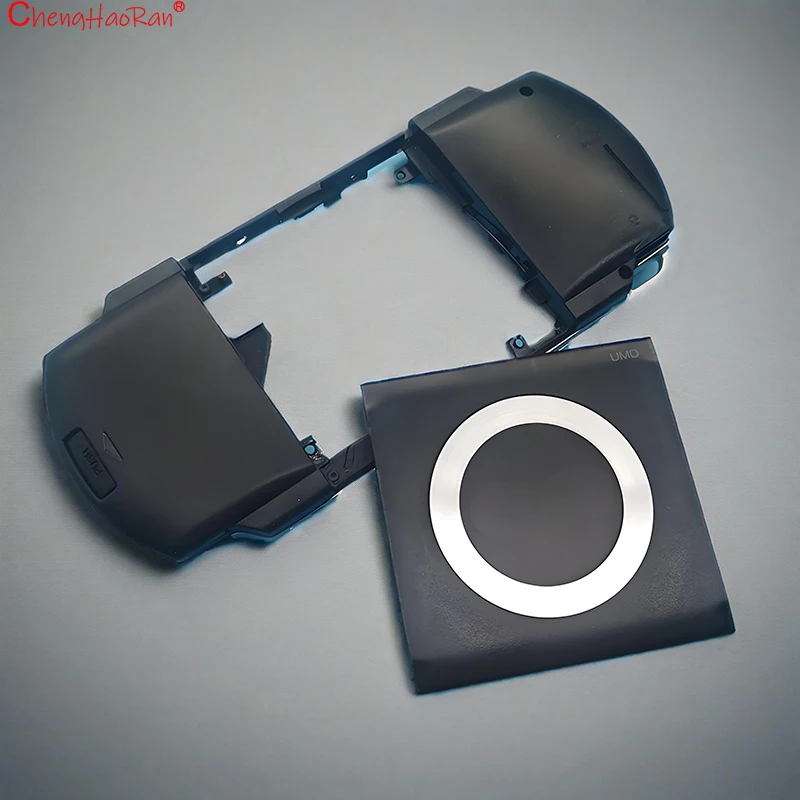 ChengHaoRan 1 pieza UMD cubierta trasera de plástico de Color para PSP 2000 cubierta de puerta trasera con accesorios de repuesto de logotipo - imagen 3