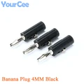 Plug 4mm Black
