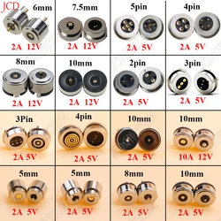 Conector Magnético Pogo Pin CC Circular Macho Hembra