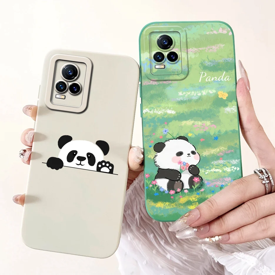 Funda de teléfono a prueba de golpes para Vivo V21e 4G, nueva moda, cubierta pintada en caramelo, Fundas suaves Coque, V21 V 21 e VivoV21e - imagen 2