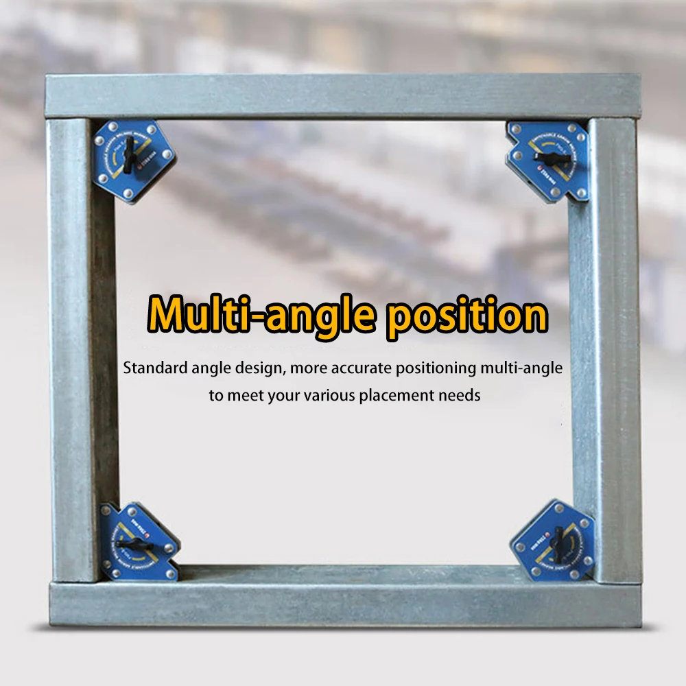 Posicionador de soldadura magnético Diseño de ángulo estándar Posición precisa Accesorio de soldadura FM1/FM2/FM3/FM4 Succión única 12,5 kg ~ 75 kg - imagen 4