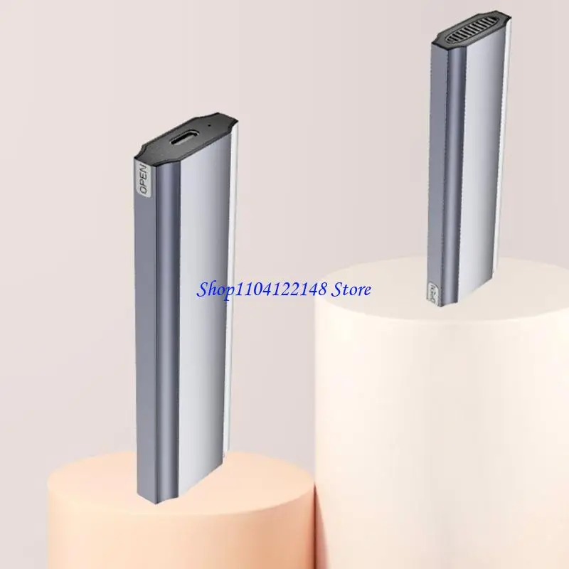 Caja P9FA USB3.1 Nvme Ngff SSD para carcasa disco duro móvil 2230-2280 aluminio - imagen 4