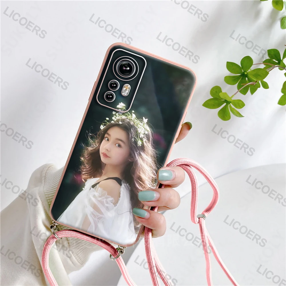 Funda de collar para Xiaomi Mi 13, 12 Pro, 12X, 11, Utra Lite, 5G, NE Mix, 4, 10T, Redmi K50i, cordón de foto personalizado, carcasa de cuerda - imagen 5