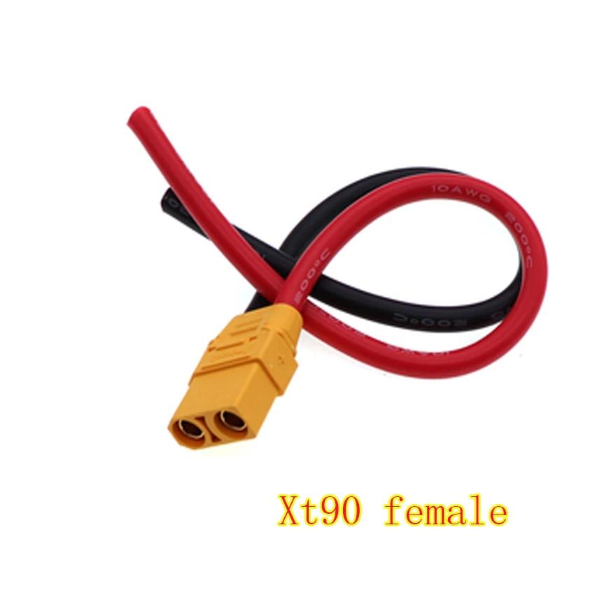 Conector de Cable XT90, enchufe XT90S macho hembra con cubierta de funda, Cable de silicona 10AWG para carga de equilibrio ESC de batería - imagen 5