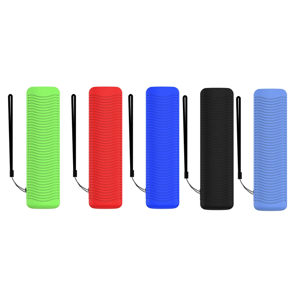 Protector de silicona cubierta completa para TCL RC802V FMR1 FNR1 con cordón mando a distancia portátil toda la funda protectora azul luminoso - imagen 5