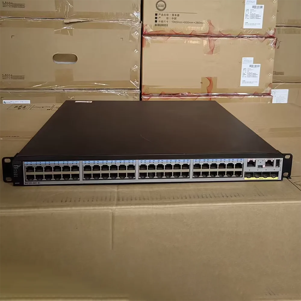 Para HUAWEI S5720-56C-EI 48 puertos Gigabit Ethernet 4 puertos SFP + 10 Gigabit Ethernet Switch - imagen 2